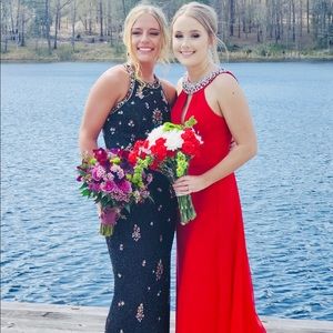 Red prom dress